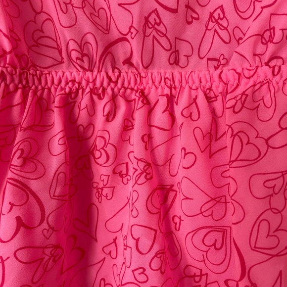 DIVA Women Pink Heart Motif Lingerie NWT- M - Picture 4 of 10